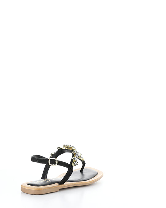 Otu Black/Smoke Suede/Jewels
