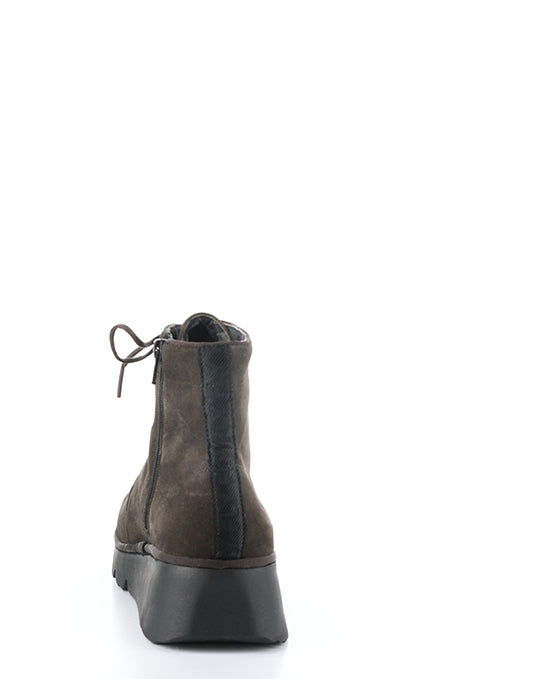 Pall404Fly 001 Dk Taupe Kid Suede