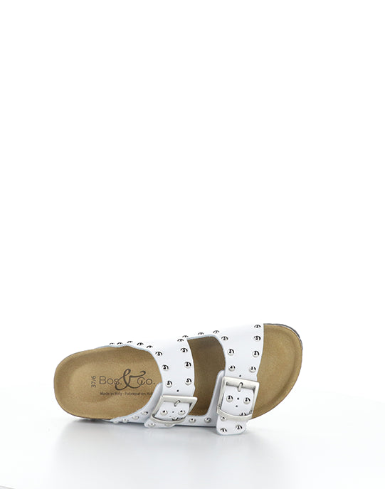 Perrin White Leather
