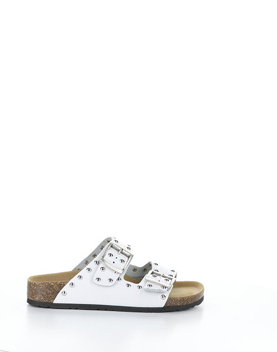 Perrin White Leather