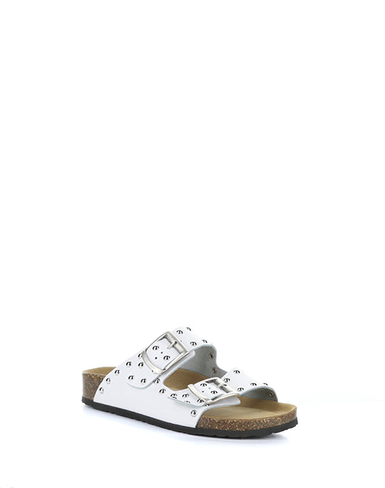 Perrin White Leather