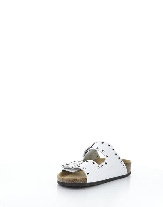 Perrin White Leather