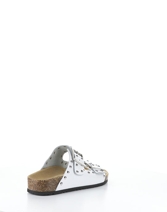 Perrin White Leather