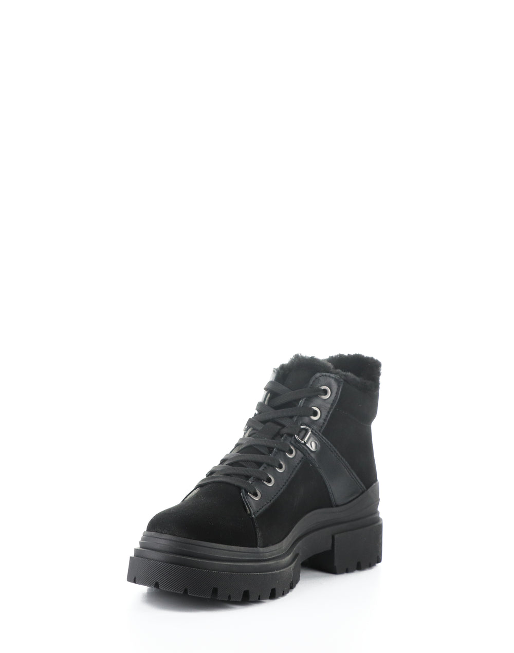 River Black Suede/Feel/Murta Faux Fur