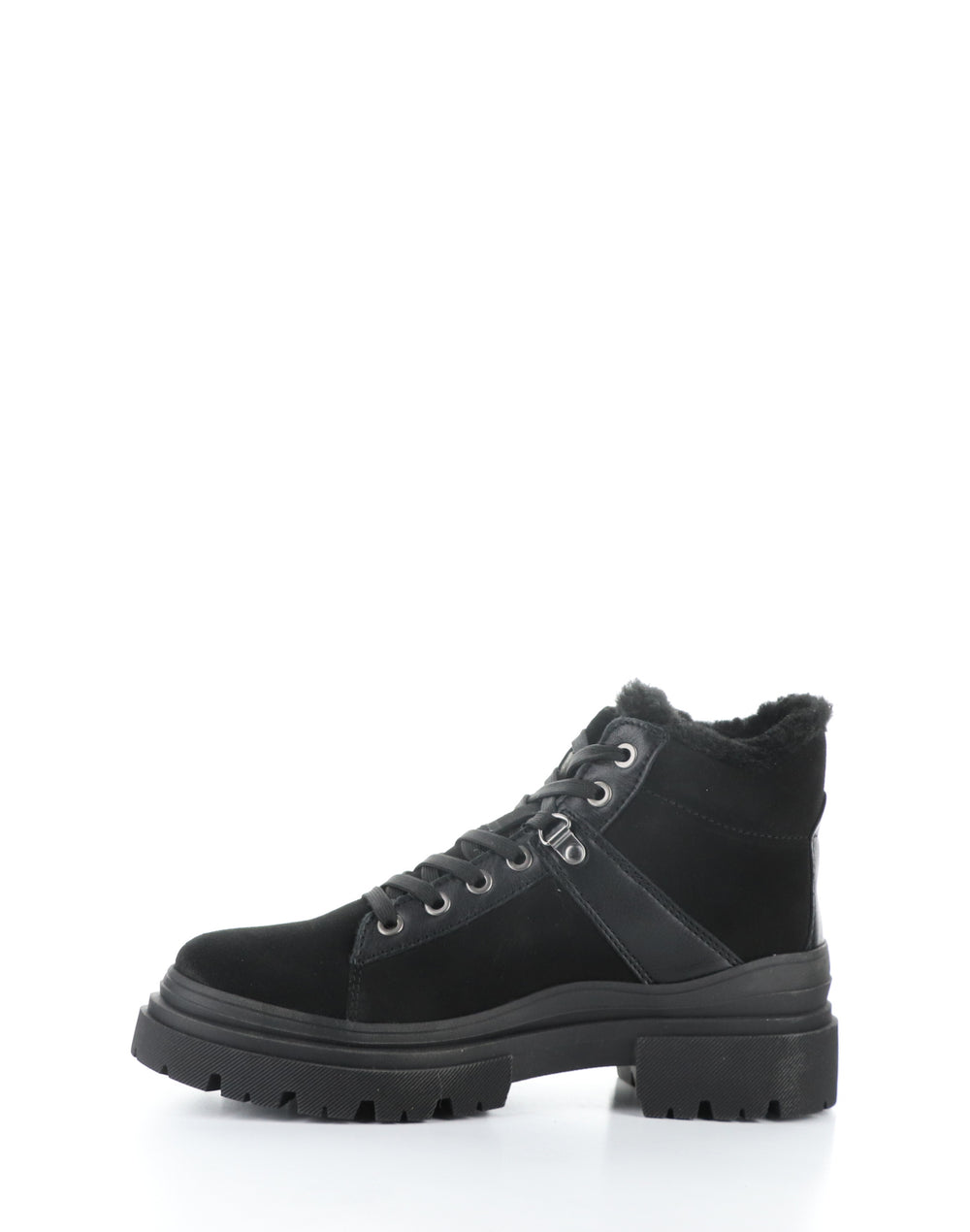 RIVER BLACK Round Toe Boots