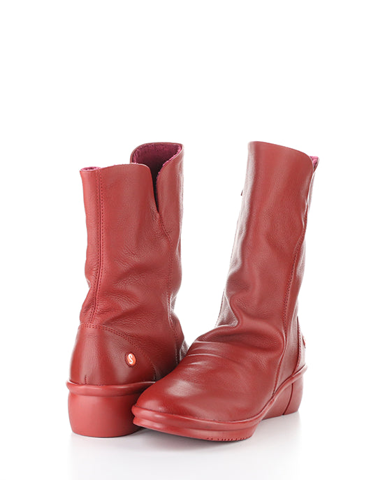 Rott809Sof 001 Red Smooth Leather