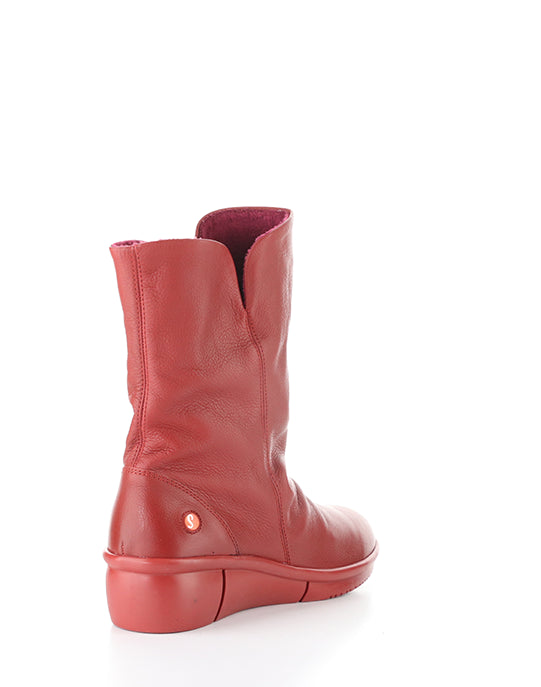 Rott809Sof 001 Red Smooth Leather