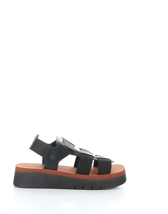 SAMB245FLY 000 BLACK/BRICK BRIDLE/ELAST
