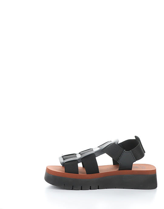 SAMB245FLY 000 BLACK/BRICK BRIDLE/ELAST