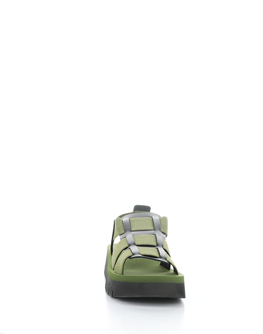 SAMB245FLY 001 BLACK/AGREEN BRIDLE/ELAST