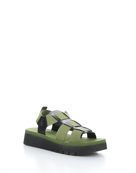 SAMB245FLY 001 BLACK/AGREEN BRIDLE/ELAST