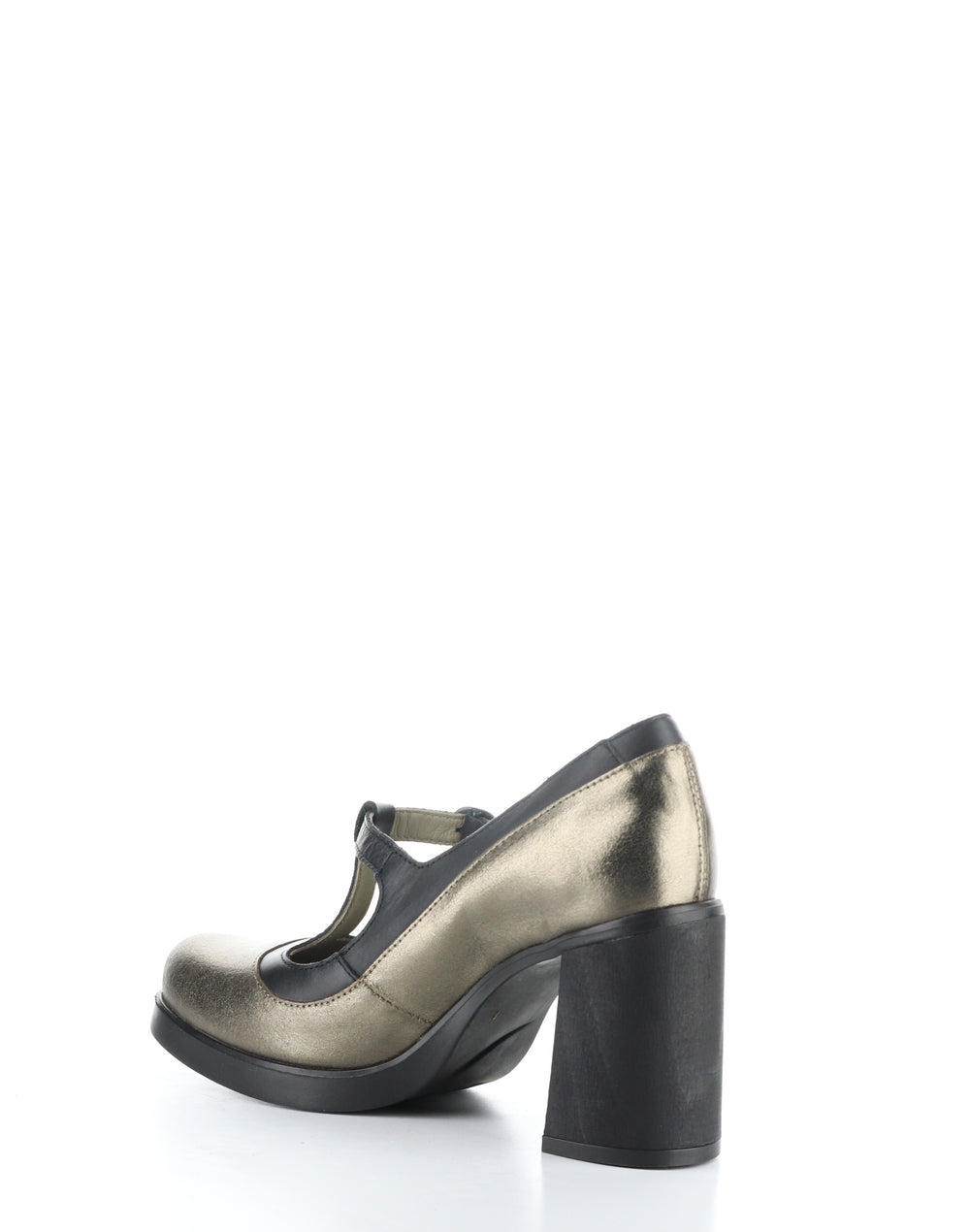 SEIF141FLY DK GOLD/BLACK Round Toe Shoes