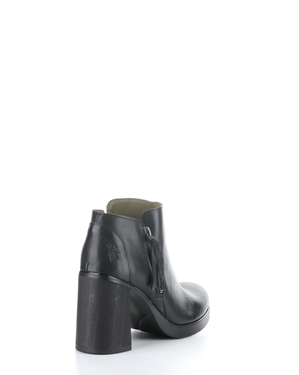 SHAR986FLY 000 BLACK Round Toe Boots
