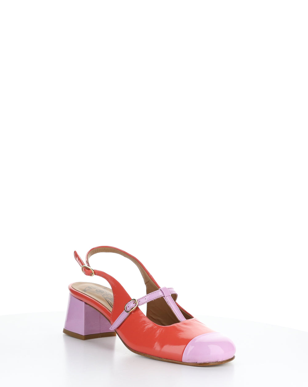 SOLN083FLY 001 PINK/SCARLET Round Toe Shoes