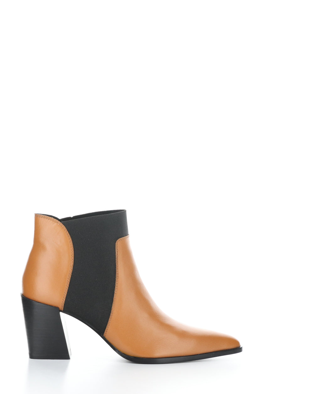 TALLIS COGNAC Pointed Toe Boots