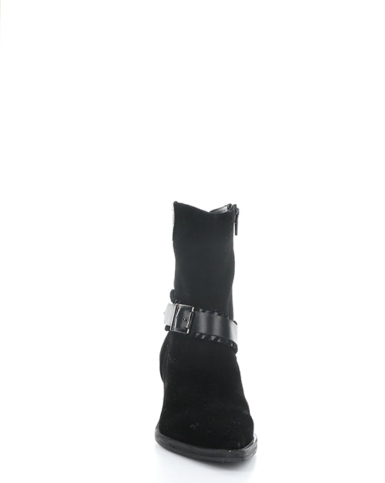 Tartan Black Suede