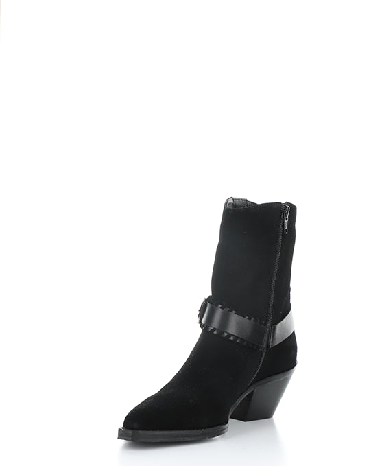 Tartan Black Suede