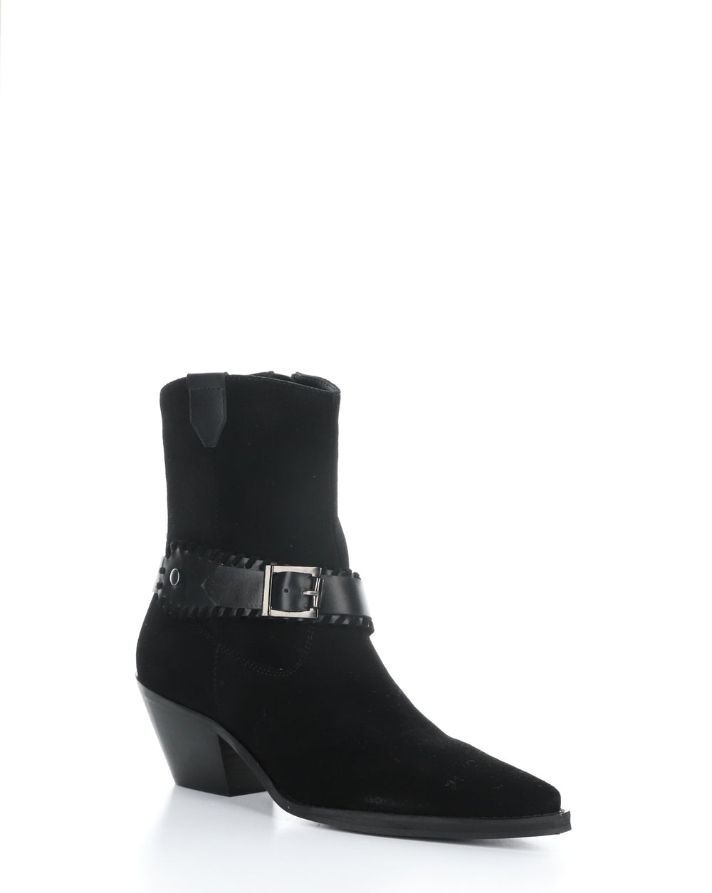 TARTAN BLACK Pointed Toe Boots