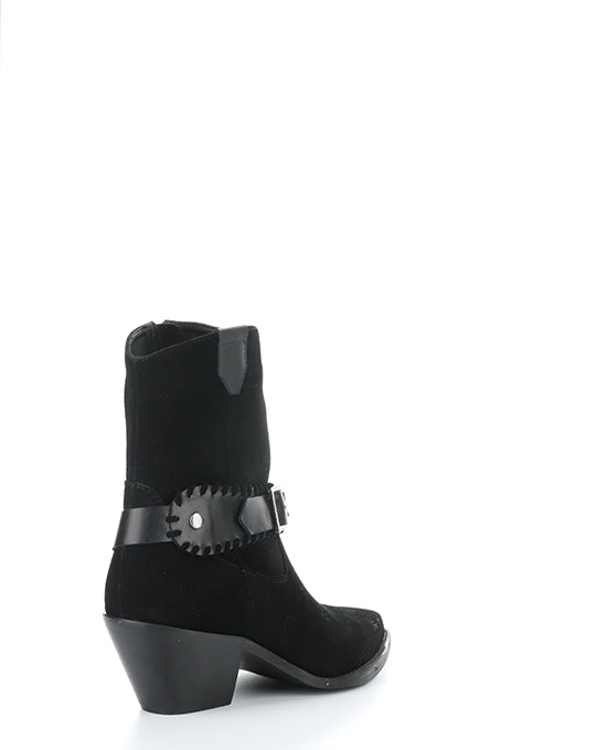 Tartan Black Suede