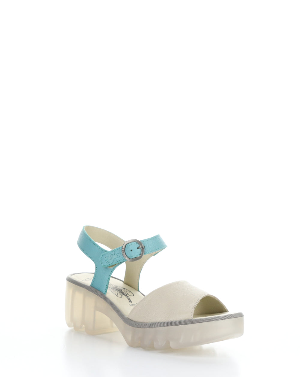 TULL503FLY 003 CLOUD/TURQUOISE Velcro Sandals