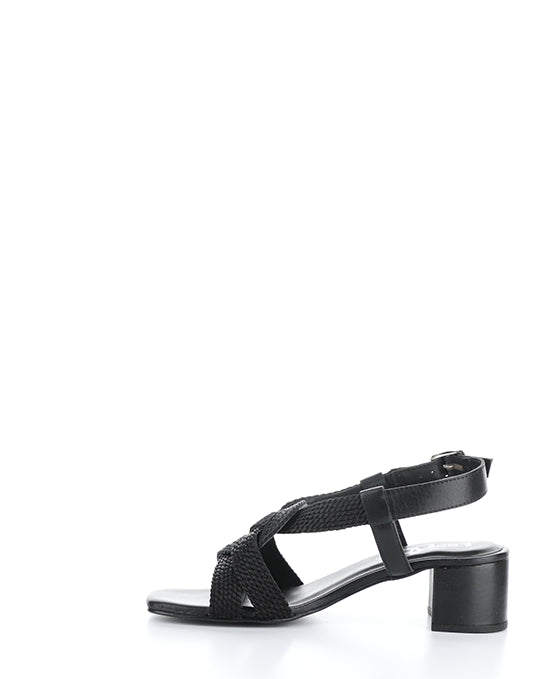 Upbeat Black Leather/Rope