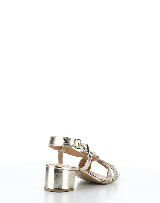 Upbeat Gold Leather/Rope