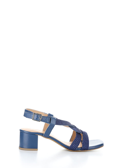 Upbeat Navy Leather/Rope