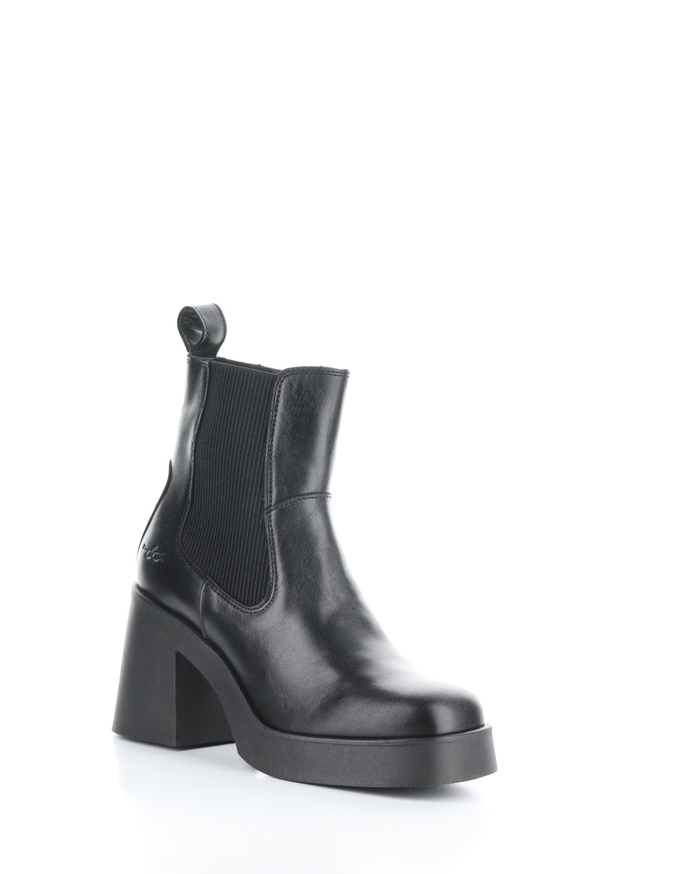 VEIL BLACK Round Toe Boots