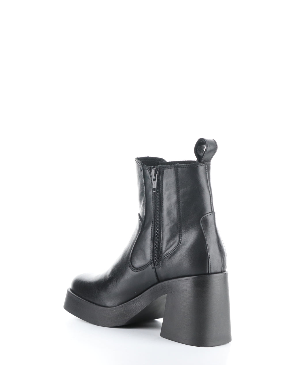 VEIL BLACK Round Toe Boots