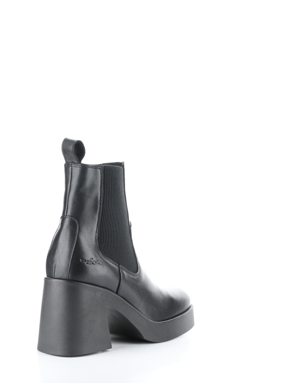 VEIL BLACK Round Toe Boots