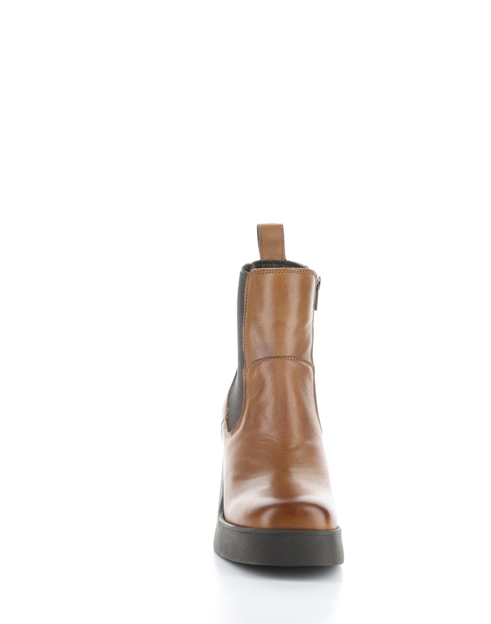 VEIL RICH TAN/DK BROWN Round Toe Boots