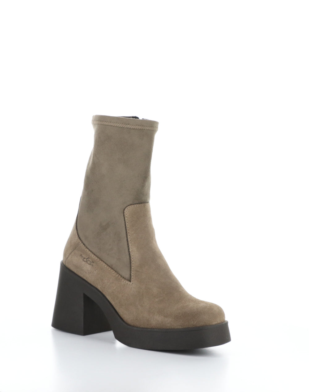 VIVICA TAUPE Round Toe Boots