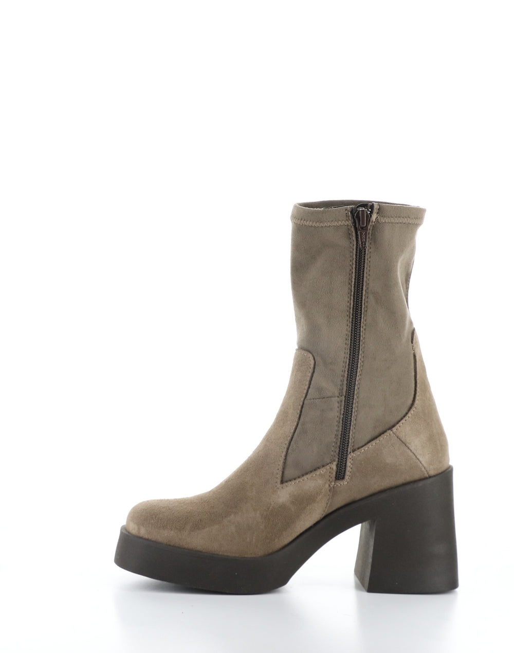 VIVICA TAUPE Round Toe Boots