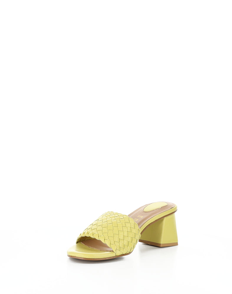 Wella Yellow Woven Leather