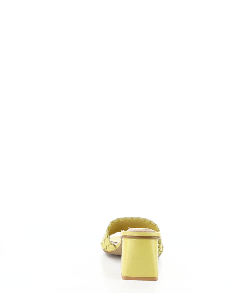 Wella Yellow Woven Leather