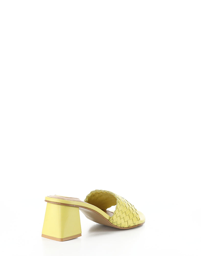 Wella Yellow Woven Leather