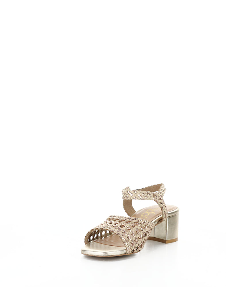 Wendi Pink Mix Woven Leather