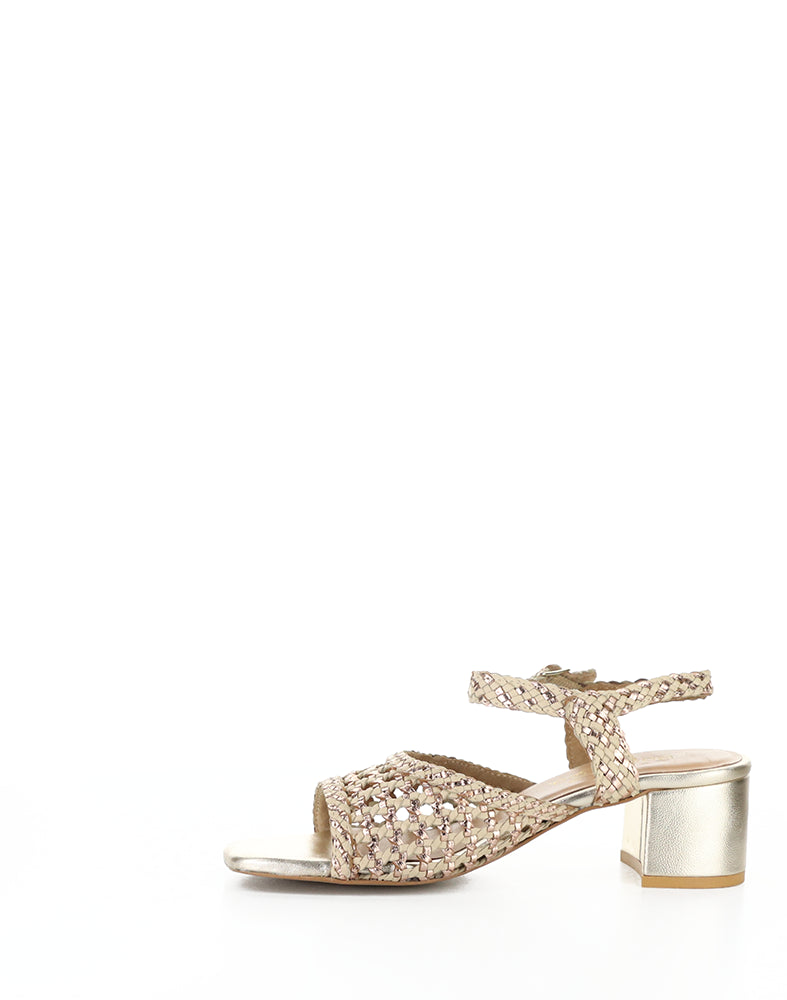 Wendi Pink Mix Woven Leather