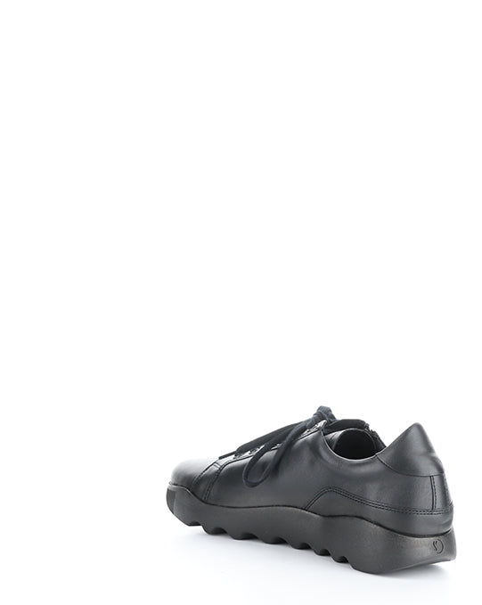 Whiz719Sof 007 Black Smooth Leather