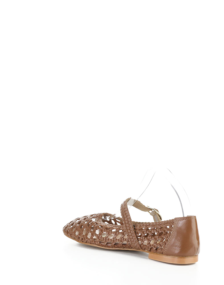 Wilda Rich Cognac Woven Leather