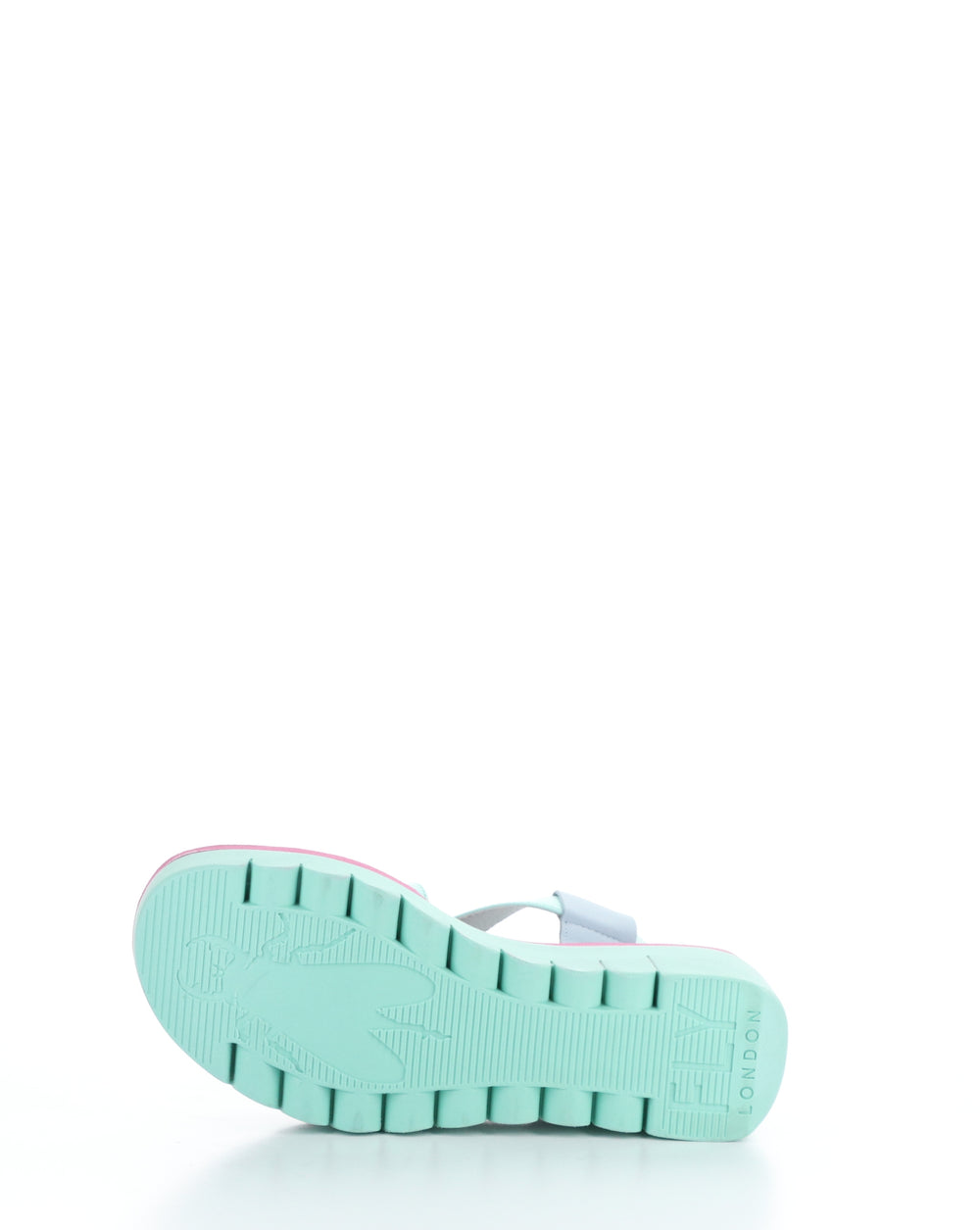 YABI922FLY 008 SKY BLUE/MINT/LILAC Round Toe Sandals