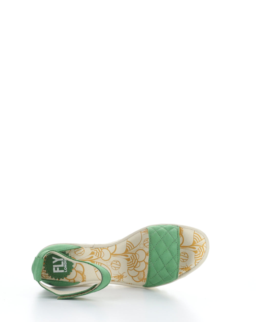 YARU471FLY Green Velcro Sandals