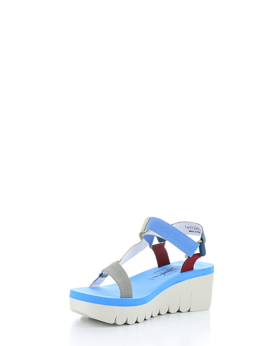 Yefa726Fly 004 Multi/Azure Grograin/Cupido