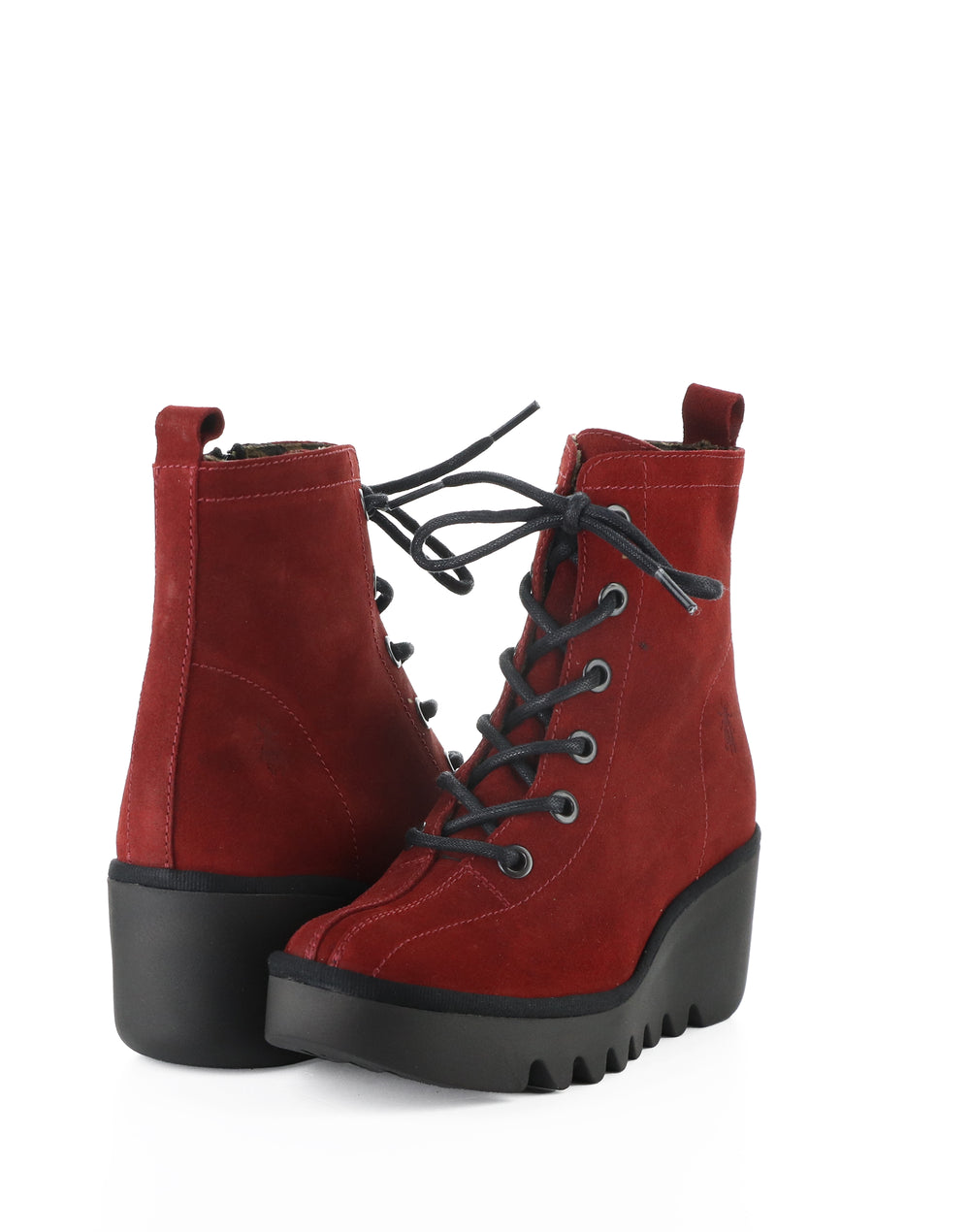 BINK637FLY 004 RED OIL SUEDE