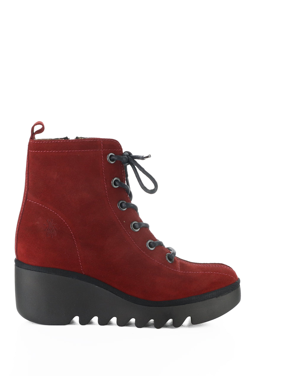 BINK637FLY 004 RED OIL SUEDE