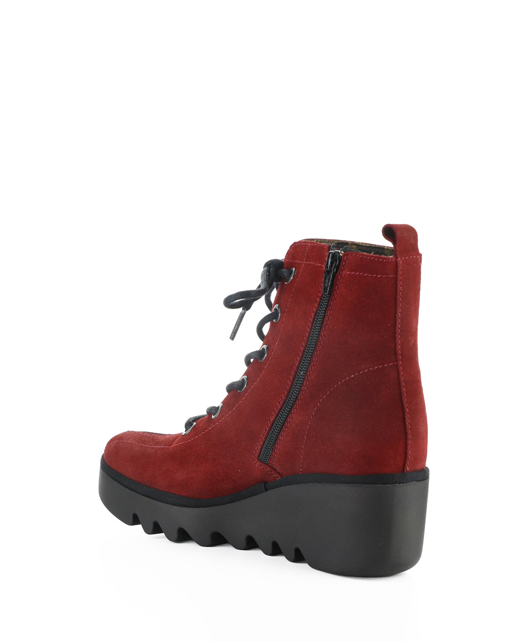 BINK637FLY 004 RED OIL SUEDE