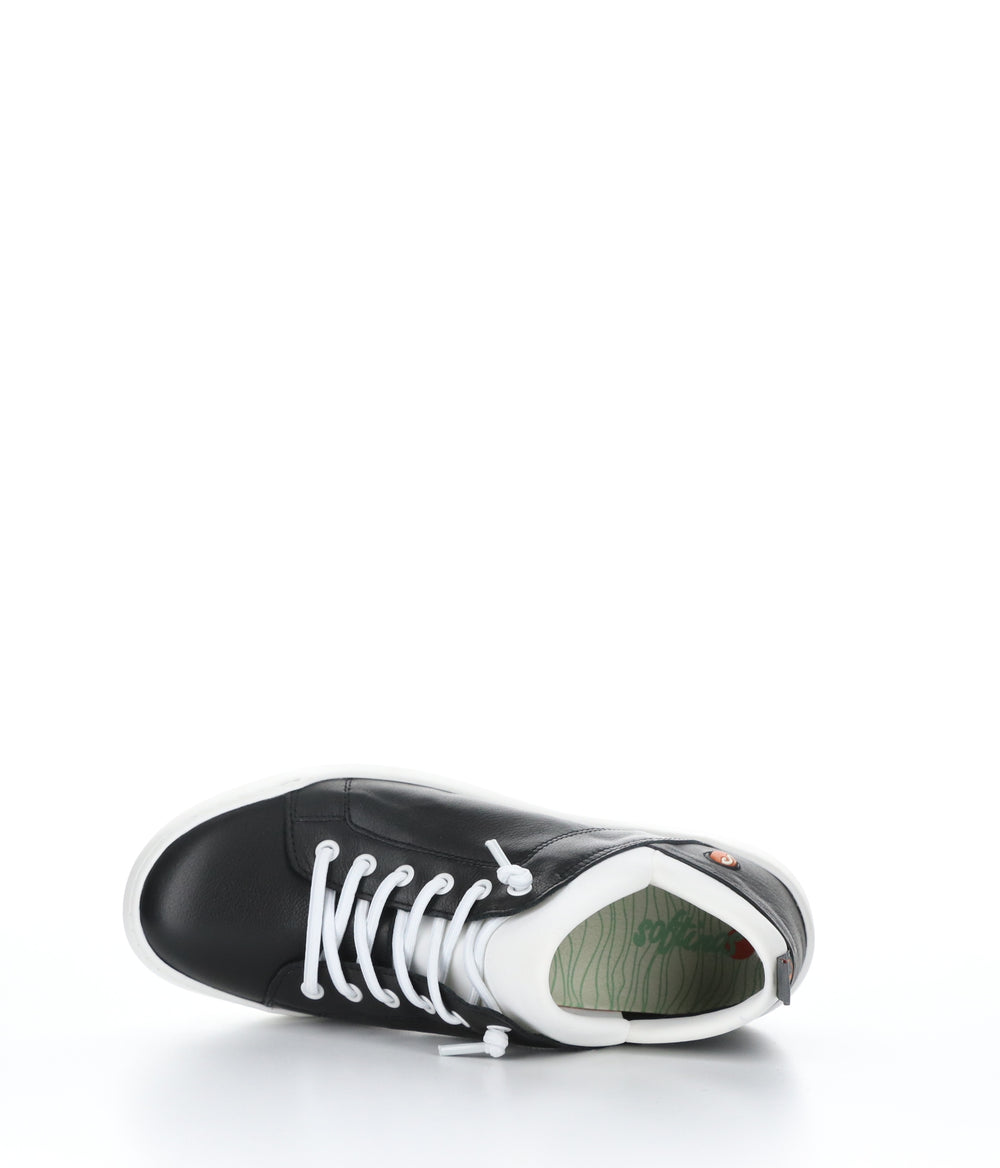 BONN667SOF Black White Round Toe Shoes