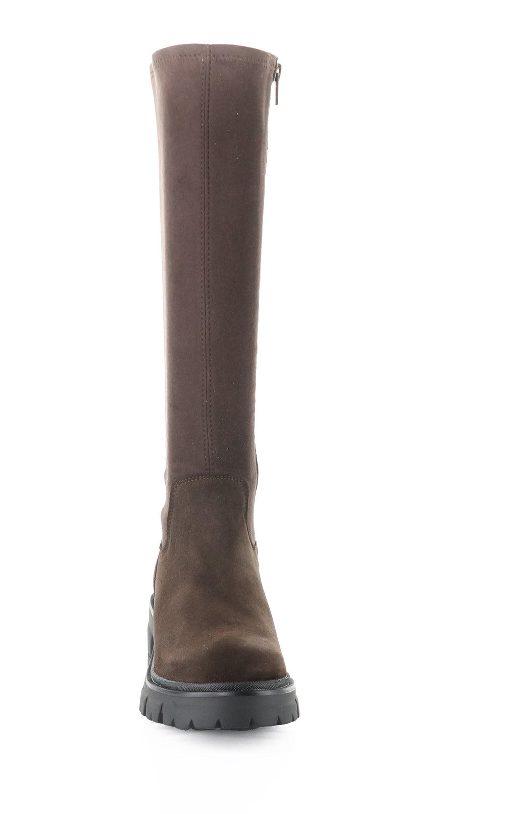 BRENNA BROWN/BLACK SUEDE/EROS COMFORT