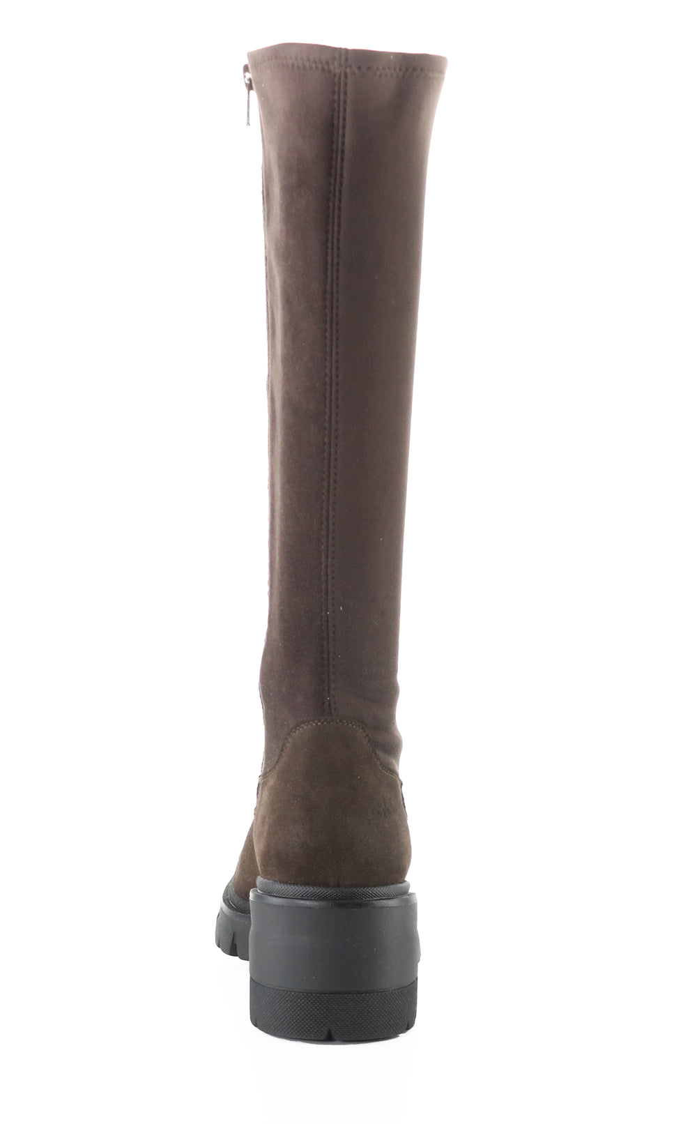 BRENNA BROWN/BLACK SUEDE/EROS COMFORT
