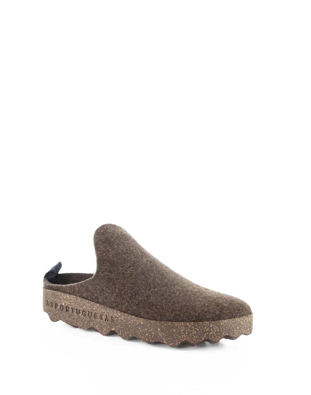 COME023ASP 097 DK BROWN TWEED/FELT